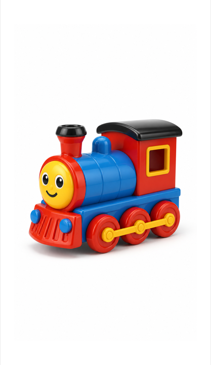 Train flashcard artwork